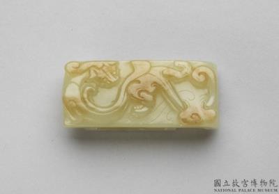 图片[2]-Jade Scabbard Slide with Beast Pattern, Eastern Han dynasty (25-220)-China Archive